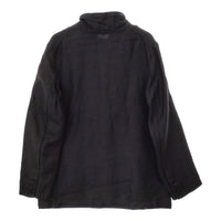nest Robe 01211-1115 リネン サイズF テーラードジャケット ブラック レディース ネストローブ【中古】5-0412M△