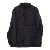nest Robe 01211-1115 リネン サイズF テーラードジャケット ブラック レディース ネストローブ【中古】5-0412M△