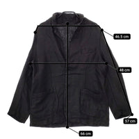 nest Robe 01211-1115 リネン サイズF テーラードジャケット ブラック レディース ネストローブ【中古】5-0412M△