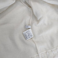 ANAYI フェイクファー 羽織 カーディガン オフホワイト レディース アナイ【中古】5-0917T∞