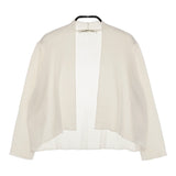 STRAWBERRY-FIELDS UVカーディガン 定価12100円 41-17216 カーディガン 24SS ホワイト レディース ストロベリーフィールズ【中古】5-0401M♪