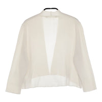 STRAWBERRY-FIELDS UVカーディガン 定価12100円 41-17216 カーディガン 24SS ホワイト レディース ストロベリーフィールズ【中古】5-0401M♪