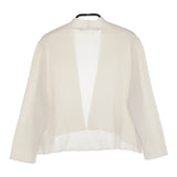 STRAWBERRY-FIELDS UVカーディガン 定価12100円 41-17216 カーディガン 24SS ホワイト レディース ストロベリーフィールズ【中古】5-0401M♪