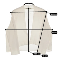 STRAWBERRY-FIELDS UVカーディガン 定価12100円 41-17216 カーディガン 24SS ホワイト レディース ストロベリーフィールズ【中古】5-0401M♪
