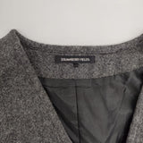 STRAWBERRY-FIELDS ツイード2wayジャンスカ コート 羽織 定価29700円 ワンピース 24AW グレー レディース ストロベリーフィールズ【中古】5-1101T∞