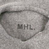 MHL. ウールベレー 定価6545円 595-0276503 ベレー帽 グレー レディース エムエイチエル【中古】5-1016T◎