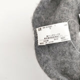 MHL. ウールベレー 定価6545円 595-0276503 ベレー帽 グレー レディース エムエイチエル【中古】5-1016T◎