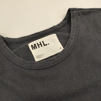MHL. NATURAL LIGHT COTTON JERSEY 定価9350円 595-2168505 Ｔシャツ カットソー 22SS ネイビー レディース エムエイチエル【中古】5-0528S∞
