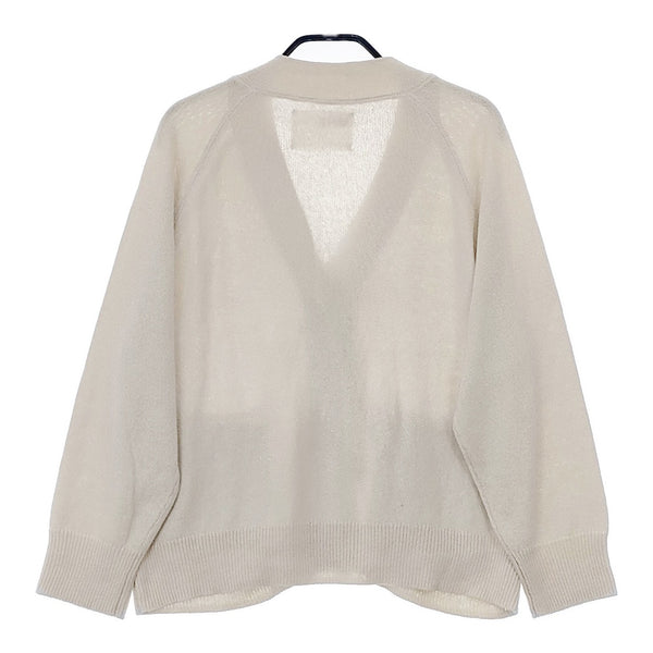 MHL. VINTAGE DRY COTTON LINEN 595-4164500 カーディガン グレー レディース エムエイチエル【中古】5-0412M△