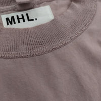 MHL. HIGHCOUNT COTTON LINEN 定価14190円 595-3151550 ノースリーブ ブラウス シャツ 23SS ピンク系 レディース エムエイチエル【中古】5-0528S∞