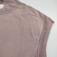 MHL. HIGHCOUNT COTTON LINEN 定価14190円 595-3151550 ノースリーブ ブラウス シャツ 23SS ピンク系 レディース エムエイチエル【中古】5-0528S∞