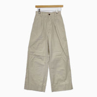 MHL. ORGANIC LIGHT COTTON TWILL 595-3140506 パンツ 23SS ベージュ レディース エムエイチエル【中古】5-0907G∞