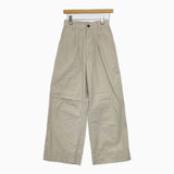 MHL. ORGANIC LIGHT COTTON TWILL 595-3140506 パンツ 23SS ベージュ レディース エムエイチエル【中古】5-0907G∞