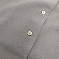 mizuiro-ind オーバーサイズシャツ ワイド 長袖シャツ グレー レディース ミズイロインド【中古】5-0901M∞