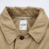 45R/45rpm 薄ギャバの908ステンカラーコート 定価92400円 25SS ベージュ レディース フォーティーファイブアールピーエム【中古】5-0401M♪