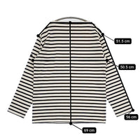 SAINT JAMES ウェッソン バスクシャツ F5 ボートネック カットソー キナリ ネイビー レディース セントジェームス【中古】5-0901M∞