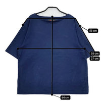 OUTIL ボートネック 無地 コットン 0 半袖Ｔシャツ カットソー ネイビー レディース ウティ【中古】5-0528S∞