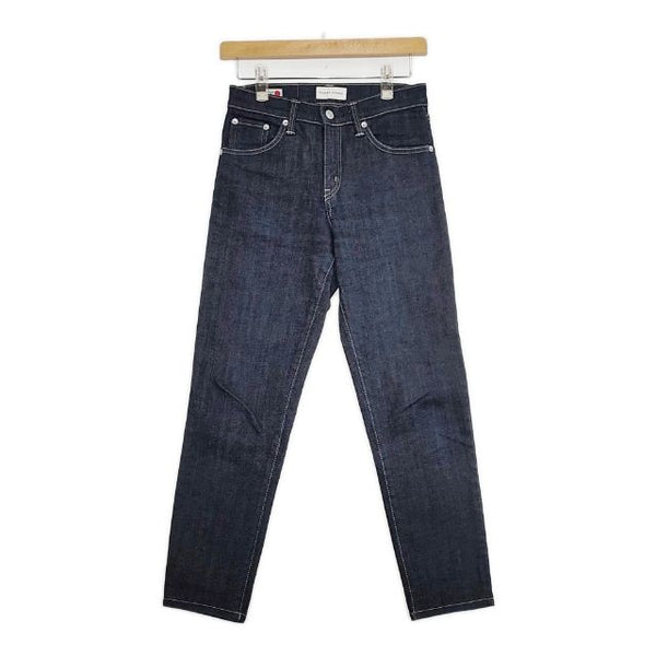 HUMAN WOMAN/EDWIN コラボ ストレッチ 日本製 ジーンズ 503 デニムパンツ ネイビー レディース ヒューマンウーマン/エドウィン【中古】5-0901G∞