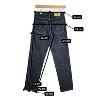 HUMAN WOMAN/EDWIN コラボ ストレッチ 日本製 ジーンズ 503 デニムパンツ ネイビー レディース ヒューマンウーマン/エドウィン【中古】5-0901G∞