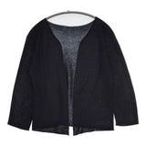 F/Style ニットジャケット 羽織 カーディガン ブラック レディース エフスタイル【中古】5-0901M∞