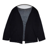 F/Style ニットジャケット 羽織 カーディガン ブラック レディース エフスタイル【中古】5-0901M∞
