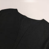 F/Style ニットジャケット 羽織 カーディガン ブラック レディース エフスタイル【中古】5-0901M∞