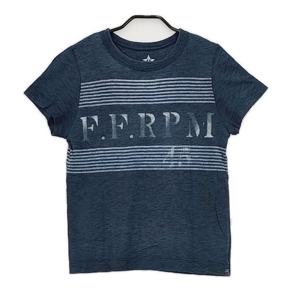 45R/45rpm F.F.RPM インディゴ 半袖Ｔシャツ カットソー ネイビー レディース フォーティーファイブアールピーエム【中古】5-0528S∞
