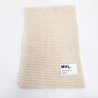 MHL. 無地 ストール マフラー アイボリー レディース エムエイチエル【中古】5-0925T◎