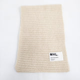 MHL. 無地 ストール マフラー アイボリー レディース エムエイチエル【中古】5-0925T◎