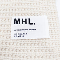 MHL. 無地 ストール マフラー アイボリー レディース エムエイチエル【中古】5-0925T◎