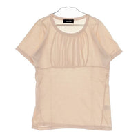 ZUCCa 製品染め M コットン 半袖Ｔシャツ カットソー ピンクベージュ レディース ズッカ【中古】5-0528S∞