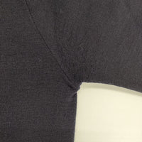 ZUCCa フランス製 クルーネック ウール カーディガン ネイビー レディース ズッカ【中古】5-0917T∞