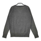 ZUCCa Vネック ウールシルクカシミヤ セーター ニット グレー レディース ズッカ【中古】5-0917T∞