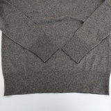 ZUCCa Vネック ウールシルクカシミヤ セーター ニット グレー レディース ズッカ【中古】5-0917T∞