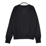 ZUCCa Vネック ウールシルクカシミヤ セーター ニット ブラック レディース ズッカ【中古】5-0917T∞
