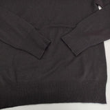 ZUCCa Vネック ウールシルクカシミヤ セーター ニット ブラック レディース ズッカ【中古】5-0917T∞
