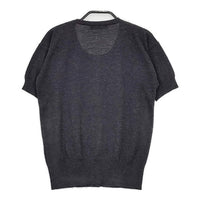 ZUCCa カシミヤ100％ 半袖 ニット カーディガン チャコールグレー レディース ズッカ【中古】5-0917T∞