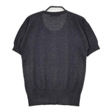 ZUCCa カシミヤ100％ 半袖 ニット カーディガン チャコールグレー レディース ズッカ【中古】5-0917T∞