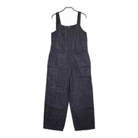 TODAYFUL フロントジップサロペット コットンリネン サイズ38 定価19800円 サロペット ネイビー レディース トゥデイフル【中古】5-0408M♪