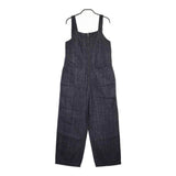 TODAYFUL フロントジップサロペット コットンリネン サイズ38 定価19800円 サロペット ネイビー レディース トゥデイフル【中古】5-0408M♪
