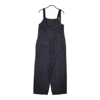 TODAYFUL フロントジップサロペット コットンリネン サイズ38 定価19800円 サロペット ネイビー レディース トゥデイフル【中古】5-0408M♪