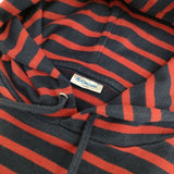 ORCIVAL ボーダー パーカー レッド ネイビー レディース オーシバル/オーチバル【中古】5-0901M∞