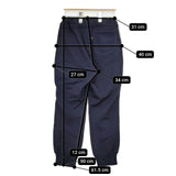 45R/45rpm USモーニットソーのパンツ 定価42900円 ウール パンツ 24AW ネイビー レディース フォーティーファイブアールピーエム【中古】5-1101T∞