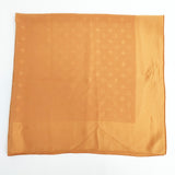 LOUIS VUITTON モノグラム 大判スカーフ シルク スカーフ オレンジ レディース ルイ・ヴィトン【中古】5-0603G◎