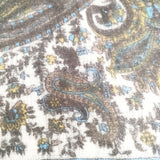 TOMORROWLAND ペイズリー柄 ストール スカーフ ブラウン 多色 レディース トゥモローランド【中古】5-1021T◎