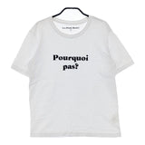 Les Petits Basics Pourquoi Pas Tee アパルトモン購入 半袖Ｔシャツ カットソー ホワイト レディース ルベーシック【中古】5-0528S∞