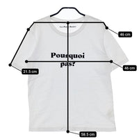Les Petits Basics Pourquoi Pas Tee アパルトモン購入 半袖Ｔシャツ カットソー ホワイト レディース ルベーシック【中古】5-0528S∞