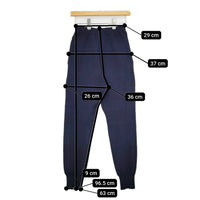 NAVE PRNVSW0403 ReNAVE スムースニットパンツ イージーパンツ パンツ ネイビー レディース ネイヴ【中古】5-0701M△