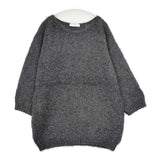 Tricots Jean Marc SESAMY ニットプルオーバー モヘヤ混 セーター ニット グレー レディース トリコットジーンマルク【中古】5-0917T∞