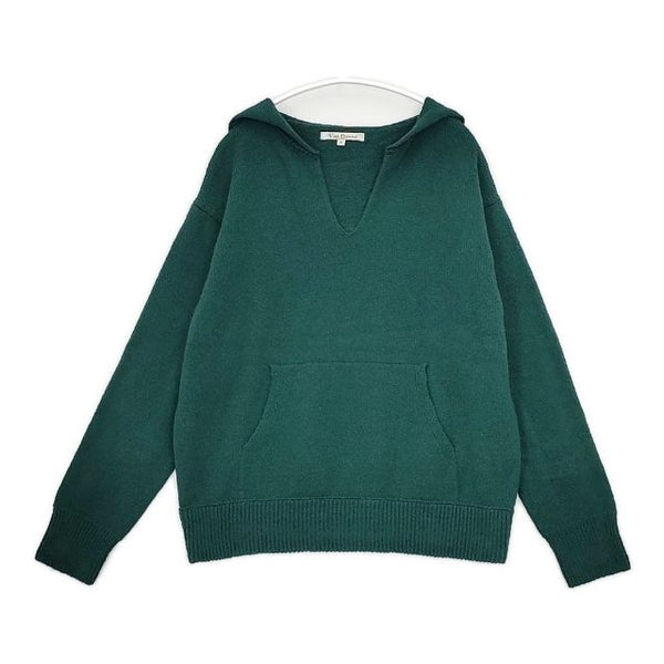 Vlas Blomme セーラーカラー ウール セーター ニット グリーン レディース ヴラスブラム【中古】5-0917T∞